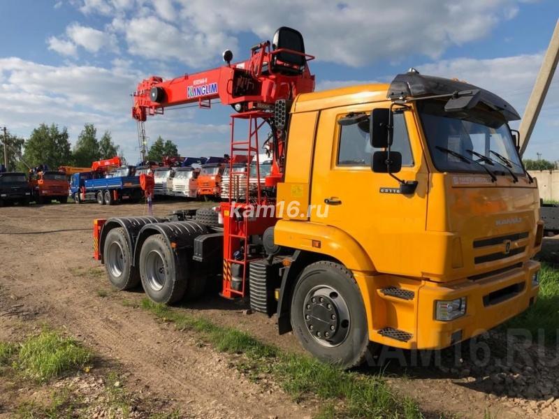 КАМАЗ 65116 с КМУ Kanglim 1256